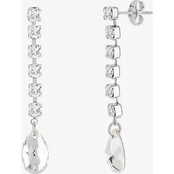 Náušnice Štrasové náušnice Crystal Drop s českým křišťálem Preciosa