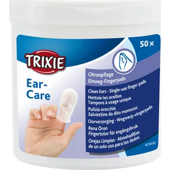 Kosmetika pro psa Trixie Ušní návleky na prst 50 ks