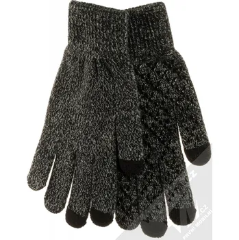 Rukavice 1Mcz Triangle Gloves pánské rukavice pro kapacitní dotykový displej melanž