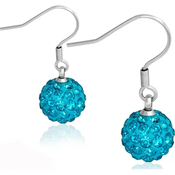 Náušnice Dámské náušnice ocel s krystaly GEEZ049