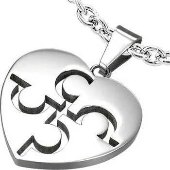 Přívěsek Dámský přívěsek ocel srdce GPXT110