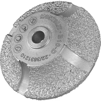 Brusný kotouč Montolit B10-D - náhradní diamantová fréza, rádius 10mm