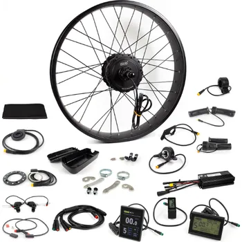sada pohonu pro kolo Konverzní kit pro FATBIKE 36V 48V 1500W zadní kolo