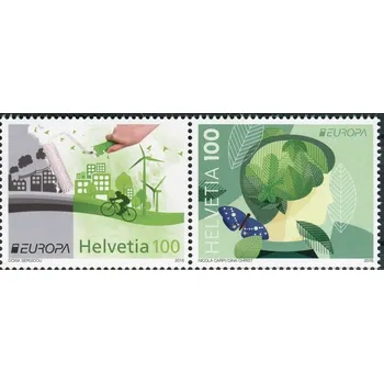 Poštovní známka Swiss post (2016) MiNr. 2452 - 2453 ** - 2-bl - Švýcarsko - Europa: Šetrnost vůči životnímu ...