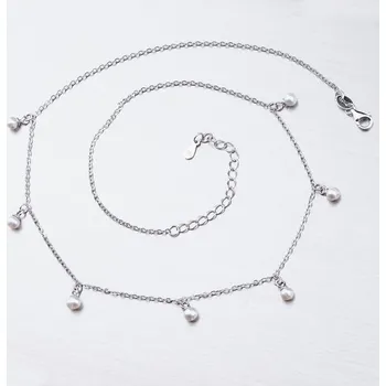 Náhrdelník Dámský náhrdelník stříbro 925 perly perlový SST-151010 délka 45 cm