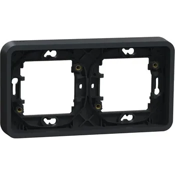 Dvojrámeček Schneider Electric Mureva rámeček pro zapuštení antracit
