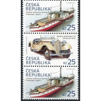 Poštovní známka Česká pošta (2014) č. 810 - 811 ** - Česká republika - 3-bl - Historické dopravní prostředky