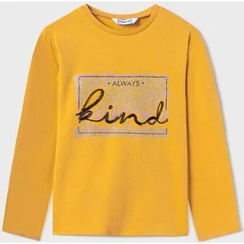 Dívčí tričko dívčí triko dlouhý rukáv třpytivé Mayoral 830-53 velikost 158