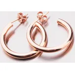 Dámské náušnice stříbro 925 masivní zlacené kruhy E1400040-1324-SLX