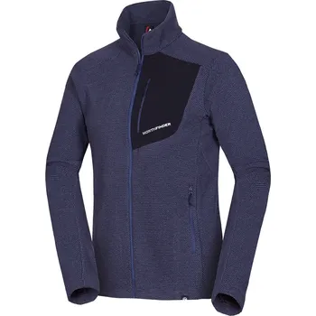 Pánská mikina Northfinder Pánská fleecová mikina hřejivá TRUGBERG, modrá, S