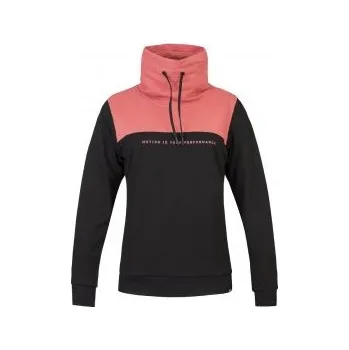 Pánská mikina Hannah SIBELE anthracite/faded rose 38; Černá mikina + DÁREK DLE VÝBĚRU!