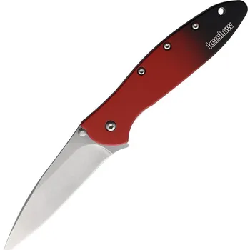 Zavírací nůž Kershaw Leek Stonewash MagnaCut Red Aluminum