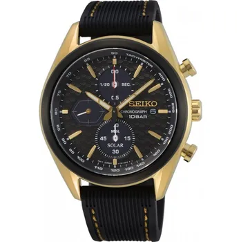 Hodinky Seiko Solar Chronograph Macchina Sportiva 41,4 mm SSC804P1