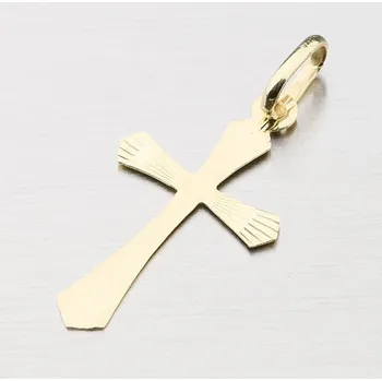 Přívěsek Přívěsek žluté zlato 585 křížek 132-2032