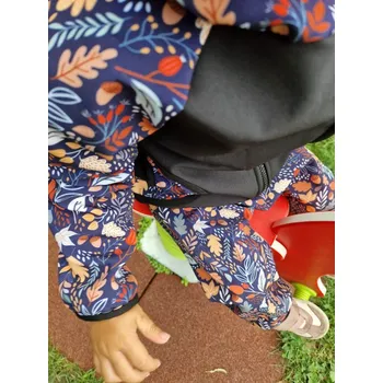 Dívčí bunda Yháček Softshellová bunda Yháček, podzim, Barvy podzimu na navy Velikost: 122