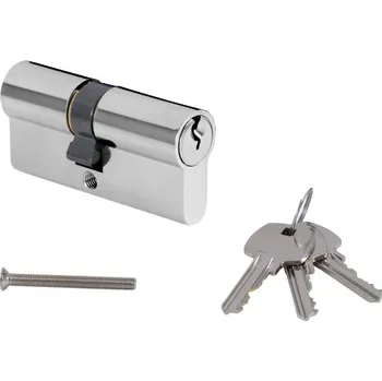 Vložka do dveří MP - Stavební cylindrická vložka AL D 30 + V 35 mm ONS - Nikl broušený