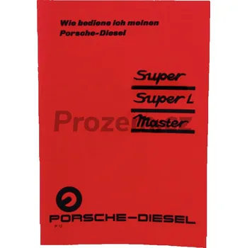 Technika Návod k použití a servisní intervaly pro historický traktor Porsche - 2