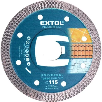 Řezný kotouč Extol Industrial Universal Turbo Thin Cut