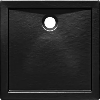 Sprchová vanička Besco Čtvercová sprchová akrylátová vanička AQUARIUS NEW SE SQ 80x80 (90x90) B SlimLine Stone Effect Rozměry (cm): 90x90