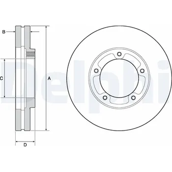 Brzdový kotouč Brzdový kotouč DELPHI BG9139