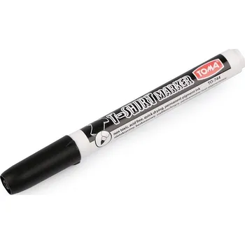 Speciální výtvarná barva TOMA Fixa na textil černá