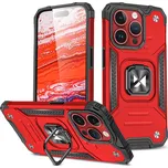 Wozinsky Ring Armor Case / 3v1 / pouzdro / kryt pro Apple iPhone 15 PRO MAX (6,7") červené