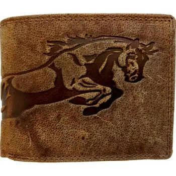 Peněženka Kožená peněženka KŮŇ BROWN