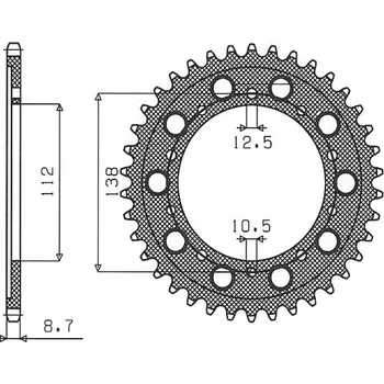Řetězová sada pro motocykl SUNSTAR rozeta 4448 39 / 408 39 HONDA CB 1300 03-13, CB 1100 13-14 (SC54) (JTR1871.39) (JTR302.39) (řetěz 530) (40839JT) (SUNSTAR rozeta 4448 39 / 408 39 HONDA CB 1300 03-13, CB 1100 13-14 (SC54) (JTR1871.39) (JTR302.39) (řetěz 530) (40839JT))