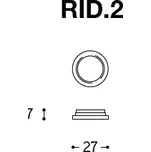 ALDO BERNARDI Redukce pro připojení krabice Provedení: Mosaz, Redukce: z 16 na 10 mm RID.2