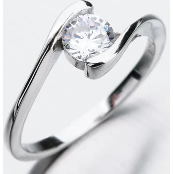 Prsten Dámský prsten stříbro 925 zirkon GST-11367 velikost 59