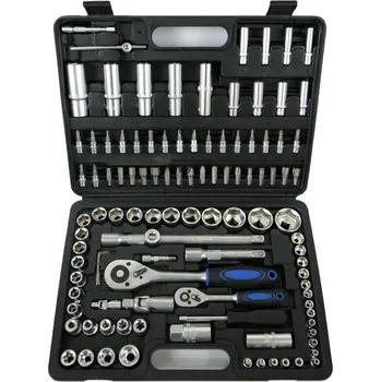 Gola sada Silver Velká gola sada 1/2", 1/4" ráčny, nástrčné hlavice, ořechy, imbus, torx 109ks