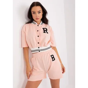 Dámský komplet dvoudílný bavlněný DOA broskvový