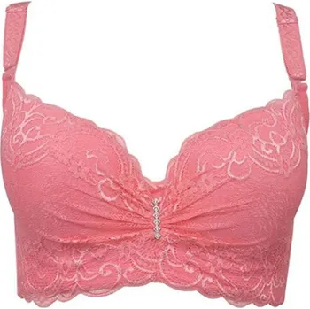 Podprsenka Krásná krajková podprsenka s kosticemi Velikosti: 85, Barva: Růžová, Košíček: E