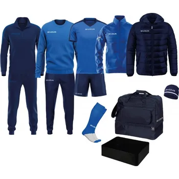 set sportovního oblečení givova Revolution modrá/tmavě modrá 0204 S