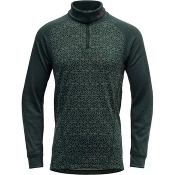 Dětské funkční tričko s merinem Devold Duo active s rolákem na zip woods dlouhý rukáv velikost 170-176