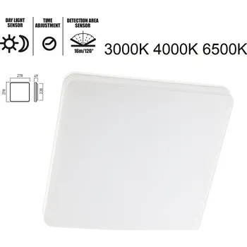 Venkovní osvětlení LED světlo Xplaner PLN03CCT SZ IP54 s čidlem 3000K,4000K,6500K Arelux