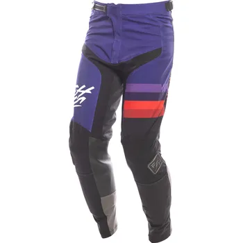 Moto kalhoty Fasthouse Youth Elrod Evoke Pant Purple Black Velikost: Y20