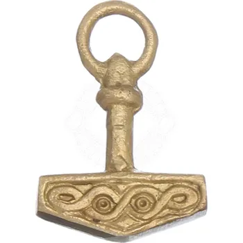 Přívěsek Deepeka Přívěšek Thórovo kladivo s kroužkem, 31mm