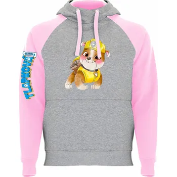 Dívčí mikina Mikina Rubble Tlapková Patrola Cute Velikost: 122/128 - 7/8let