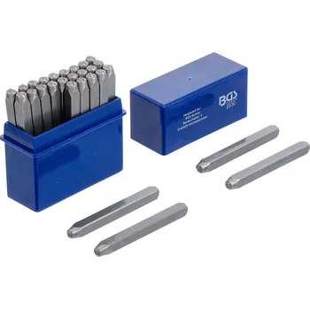 Sada nářadí BGS 2030, Razicí matrice, abeceda | 3 mm