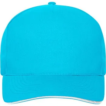 Kšiltovka Myrtle beach Unisex kšiltovka MB6238 Turquoise-White one size