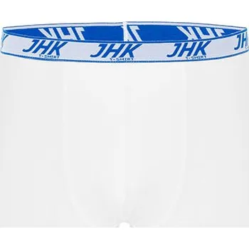 Boxerky Jhk Pánské dlouhé boxerky - 3 páry JHK901 White XL