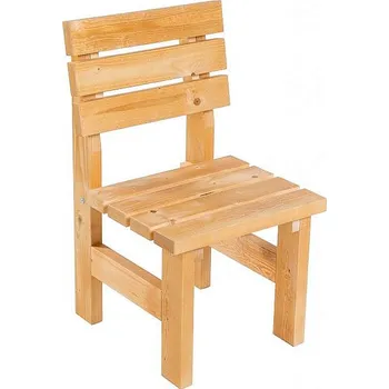 DEOKORK Masivní dřevěné zahradní křeslo TEA 01 o síle 38 mm