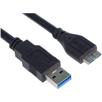 Datový kabel PremiumCord Kabel Micro USB 3.0 5Gbps USB A - Micro USB B, MM, 5m