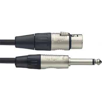 Počítač Stagg NMC6XPR, mikrofonní kabel XLR samice – Jack 6,3 mm mono samec, 6m