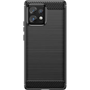 Beweare Ohebný carbon kryt na Motorola Edge 40 Pro - černý