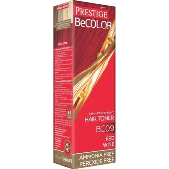 Barva na vlasy Prestige Be Color Semi-permanentní barva na vlasy BC09 červené víno100 ml