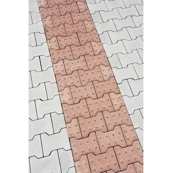 Dlažba BEST Betonová zámková dlažba BEATON pro nevidomé tl.6 cm červená