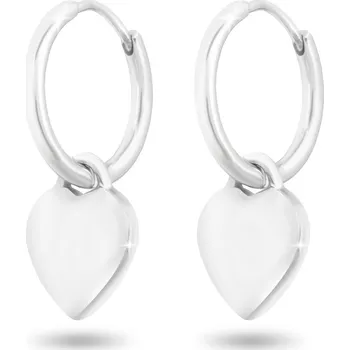 Náušnice Ellami VERONA 2306 Náušnice kroužek, visací srdíčko Ellami