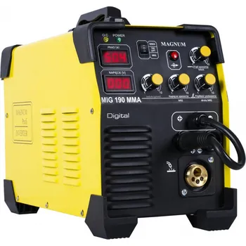 Svářečka Svářecí invertor MIG | Magnum MIG 190 MMA DIGITAL | 200A /60% | hořák 15/3m + kabely
